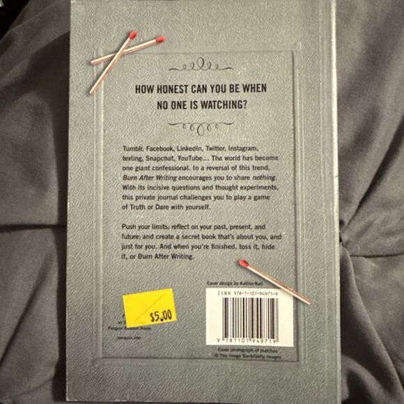 Burn After Writing - Paperback By Jones, Sharon - GOOD - Picture 2 of 2